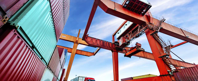 Industrial port containers
