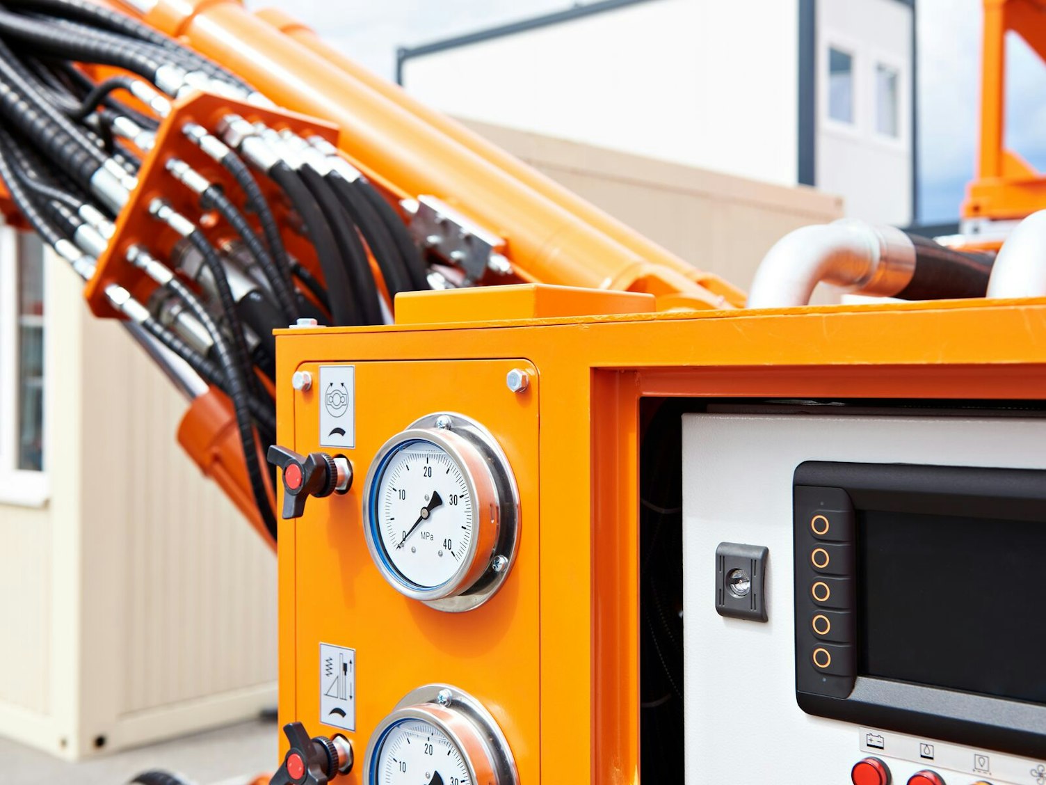 Control Panel Hydraulic System of Drilling Rig With Manometer