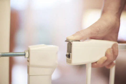 Depiction of a Safety Gate in Place