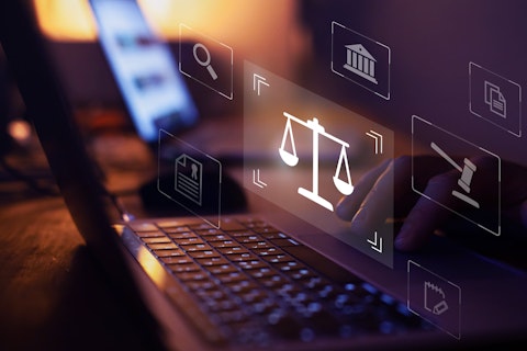 Digital Background for Law and Legal Advice Concept