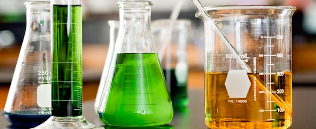 Flasks and Glassware Equipment in Laboratory