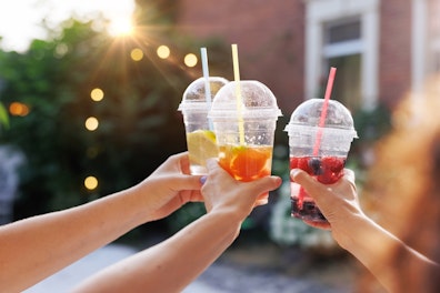 Fruit Drinks in PET Cups