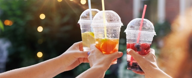 Fruit Drinks in PET Cups