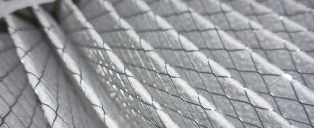 House air filter close-up