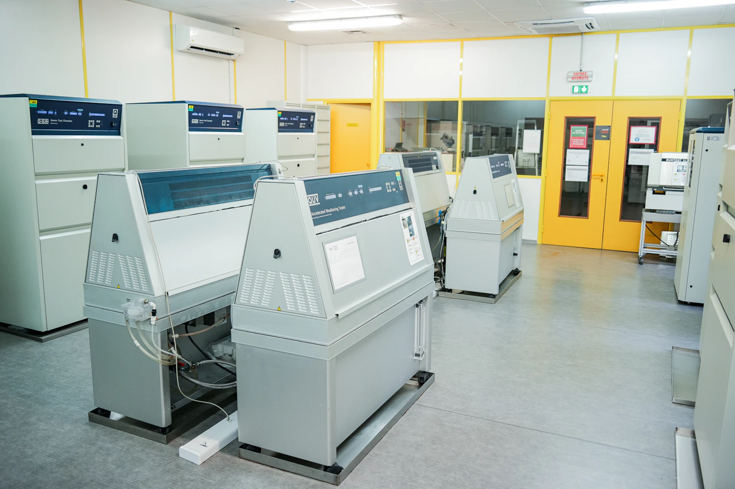 Laboratoire Cestas machine dispositifs piscine