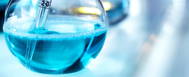 Laboratory Glassware Blue