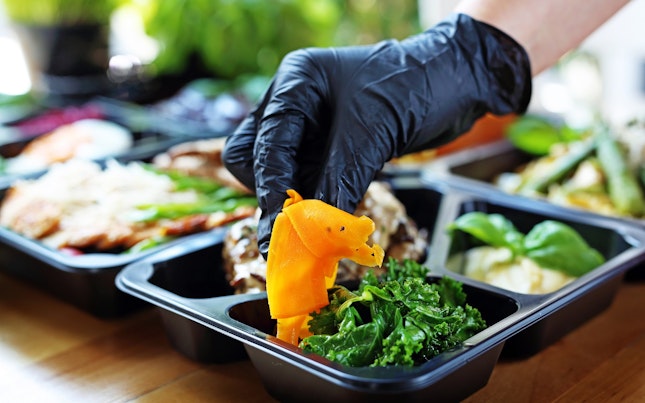 Lunch Boxes with Separators for Take Away