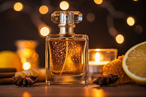 Magic Perfumery Image in a Natural Environment