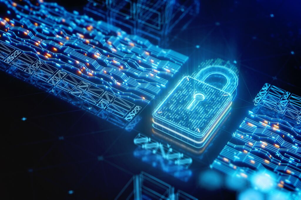 medium-orig digital security padlock with encrypted binary code Getty-1268601565