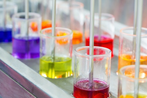 Multi color of textile dye