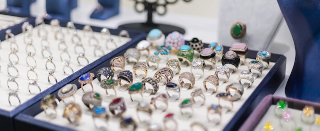Numerous Rings and Earrings