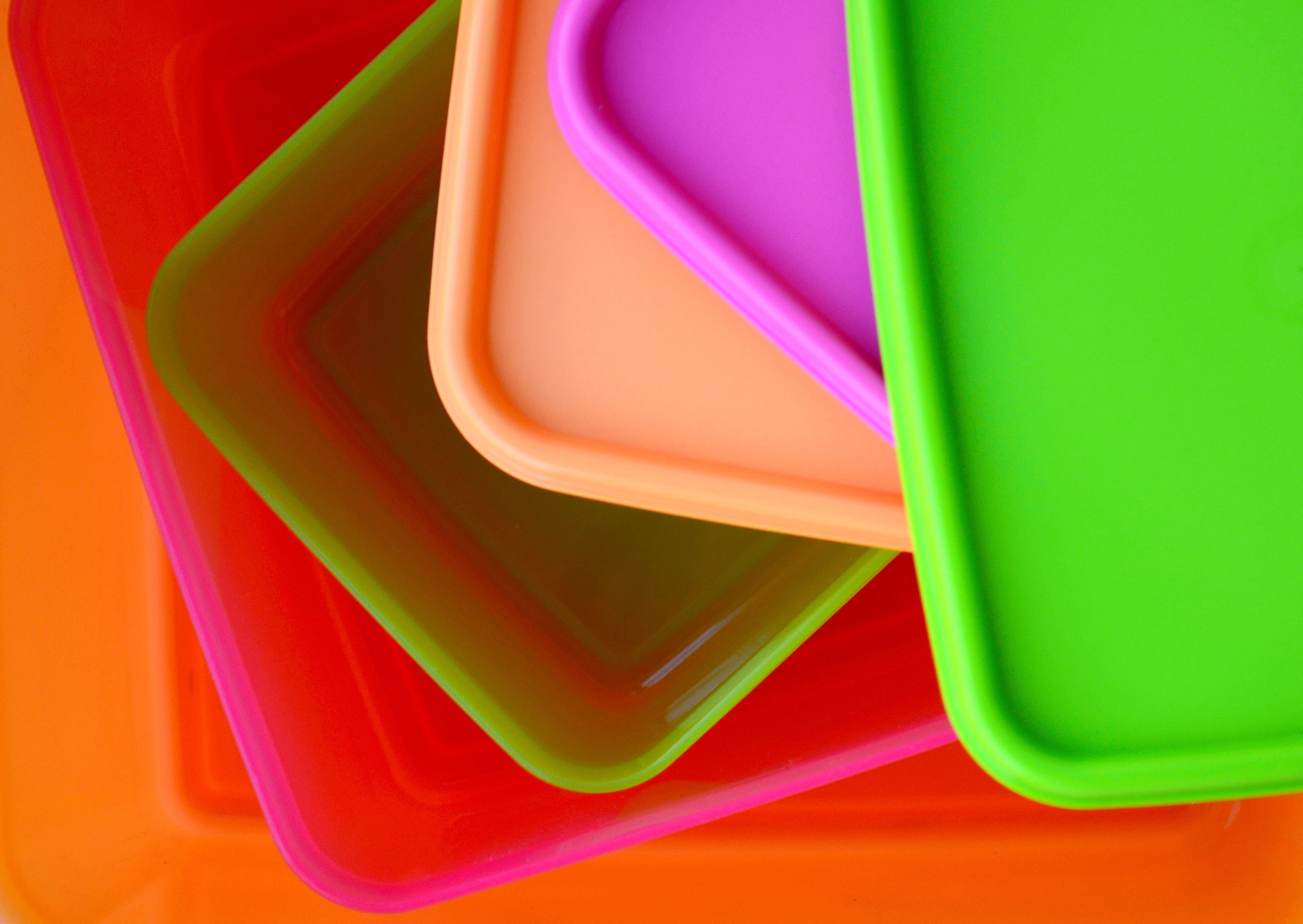 Photo file of plastic kitchen storage containers