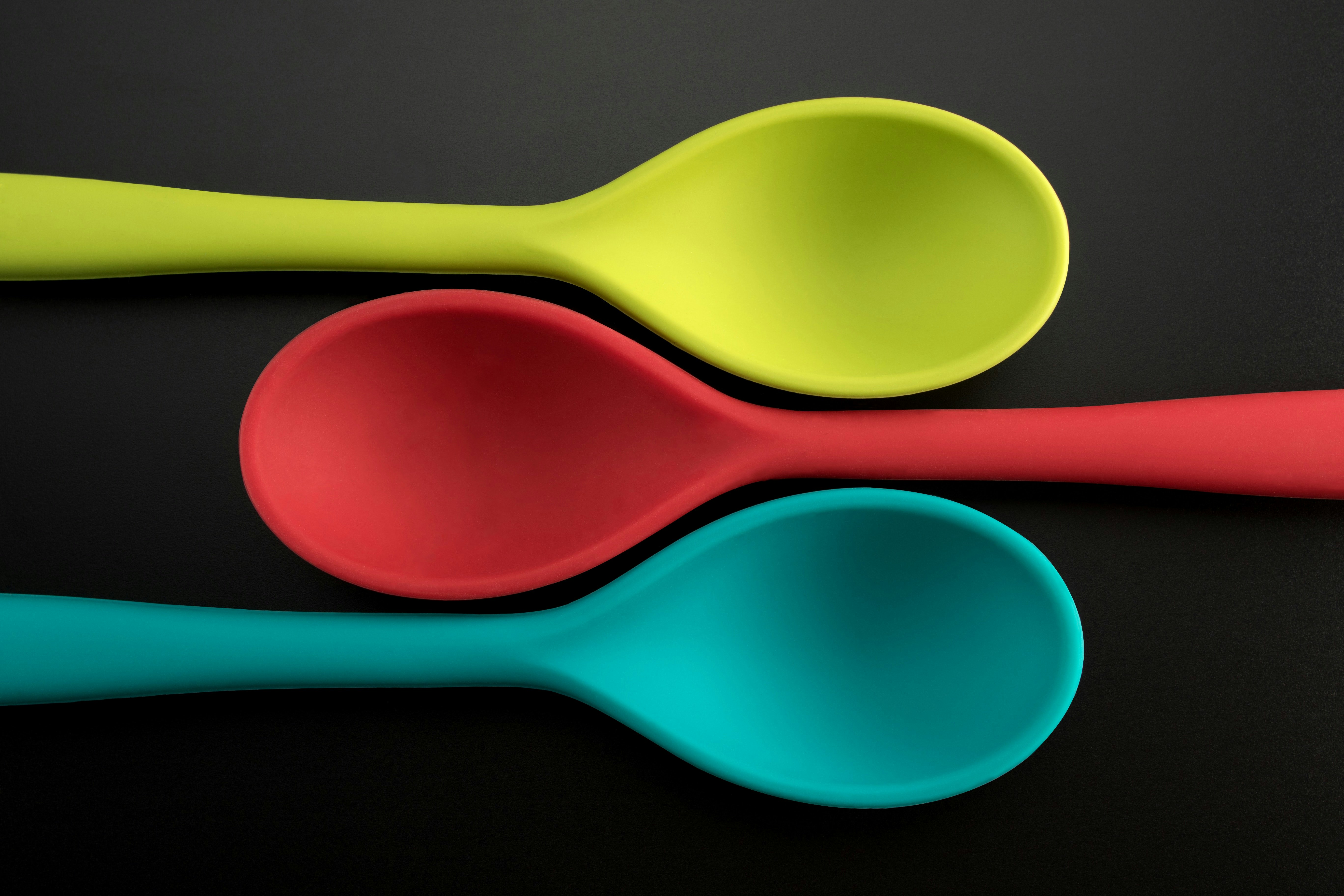 Plastic Colourful Spoons
