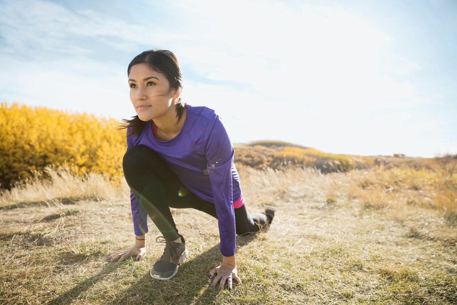 Runner Stretching