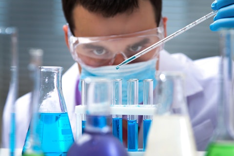 Scientist in Laboratory for Testing