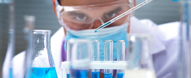 Scientist in Laboratory for Testing