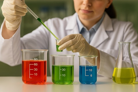 Scientist Working in Laboratory