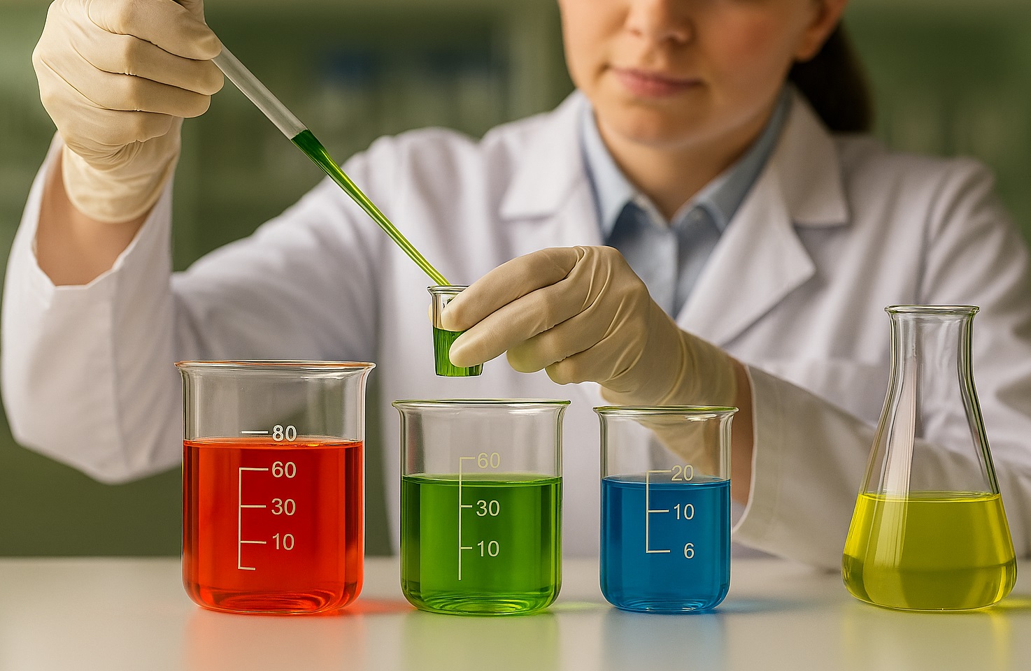 Scientist Working in Laboratory