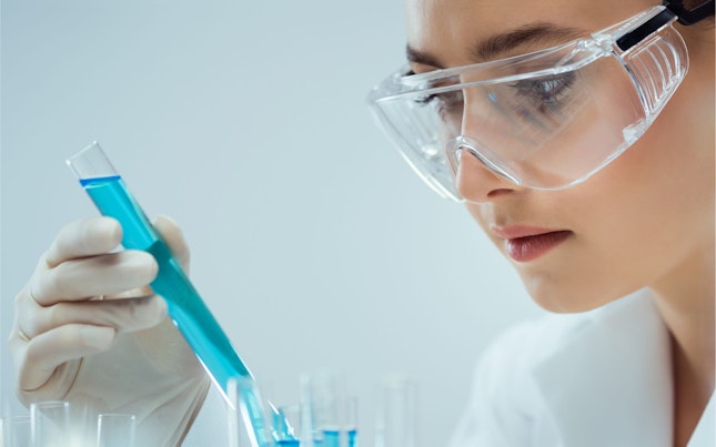 Scientist Working in Laboratory