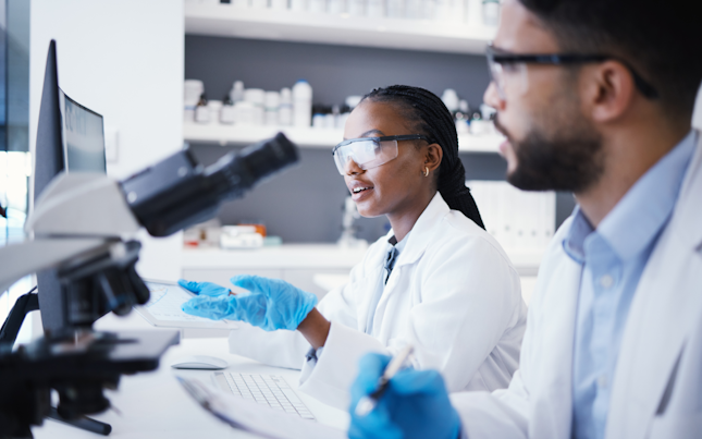 Scientists Working in a Laboratory