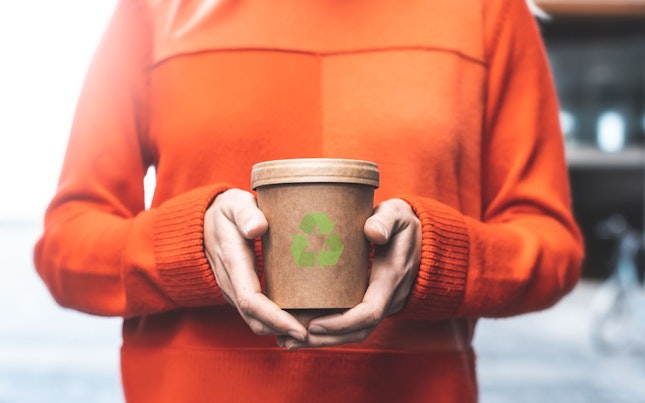 Take Away Environmentally Responsible Concept