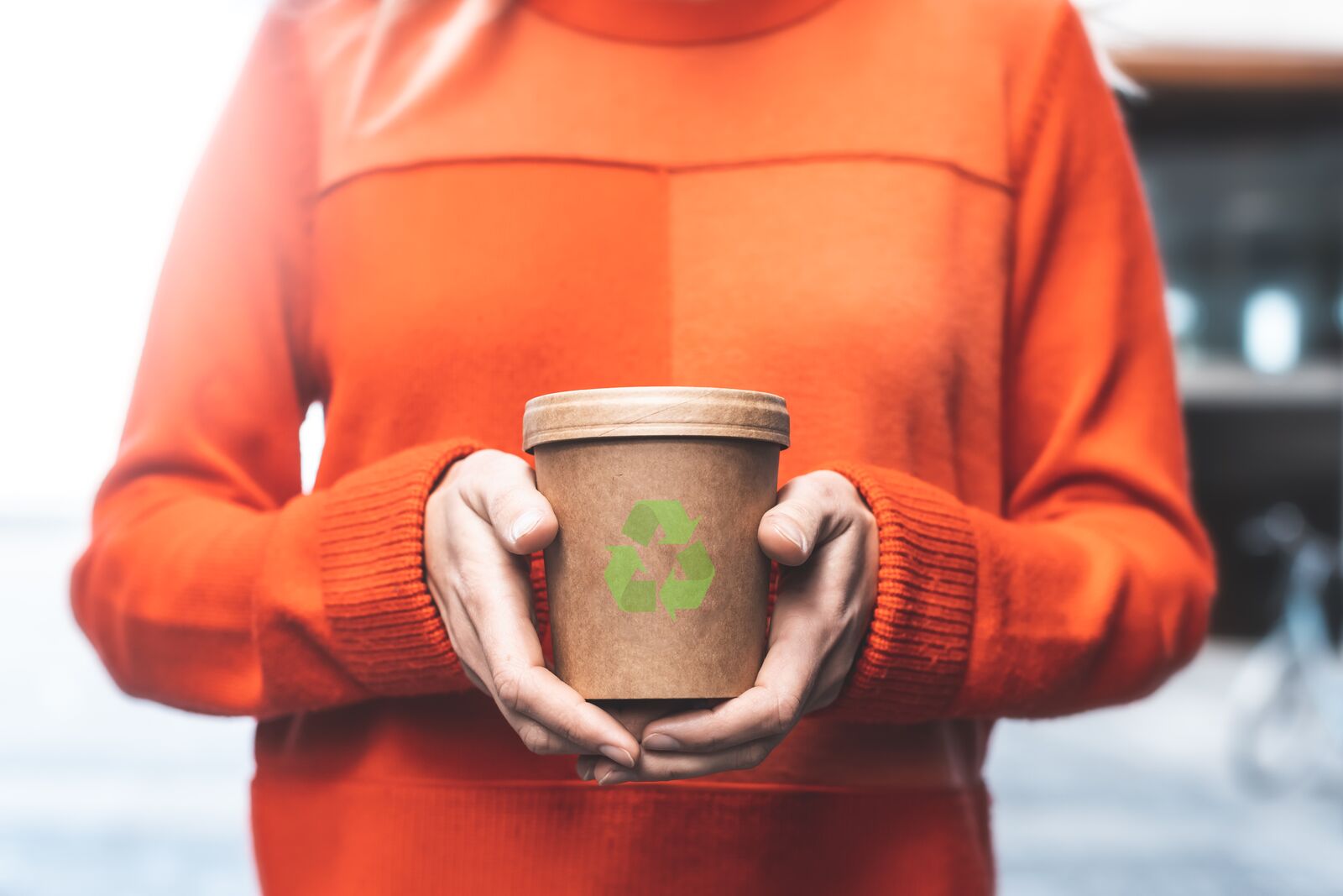 Take Away Environmentally Responsible Concept