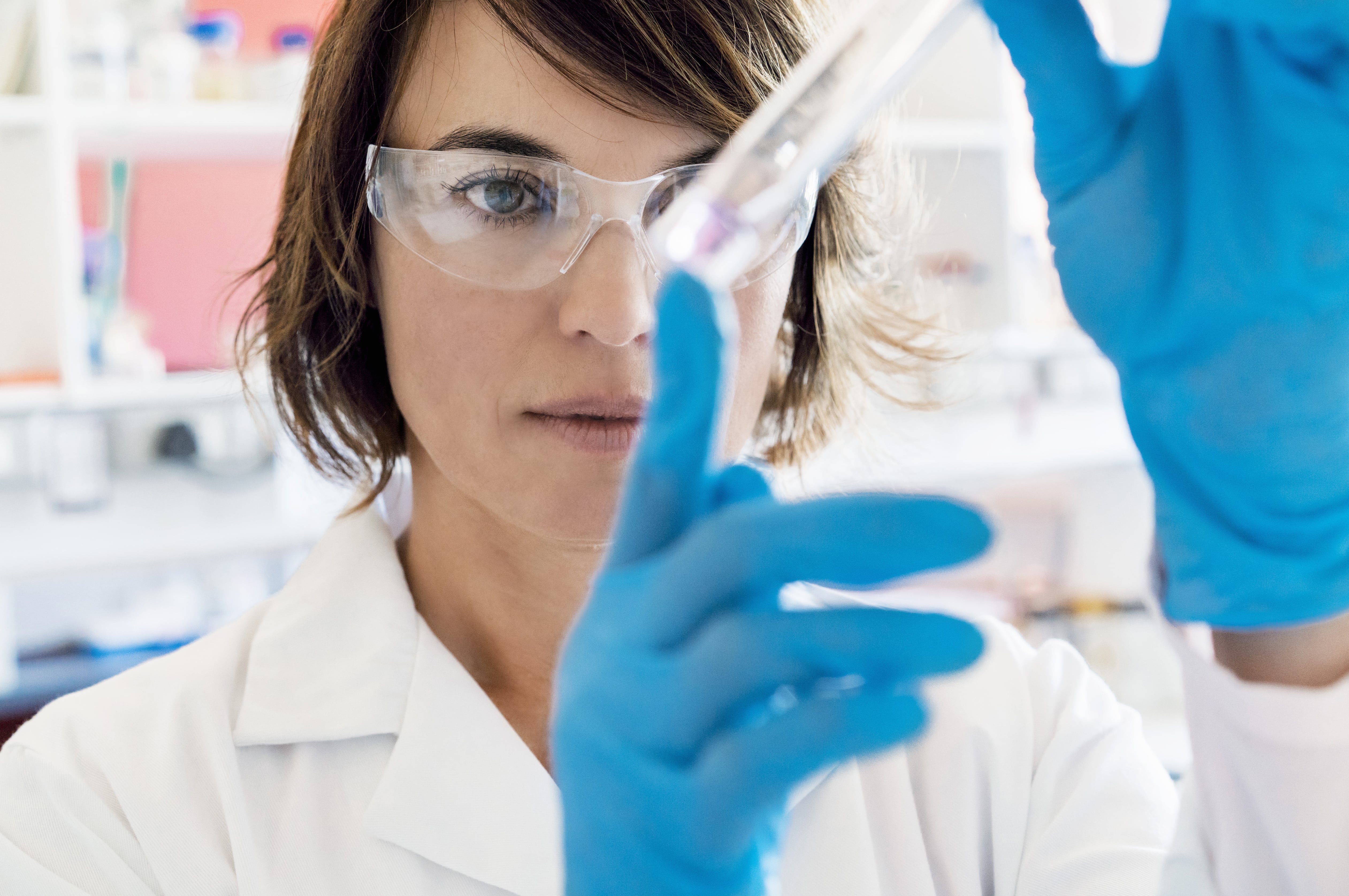 Technician Carrying out Scientific Research in a Laboratory