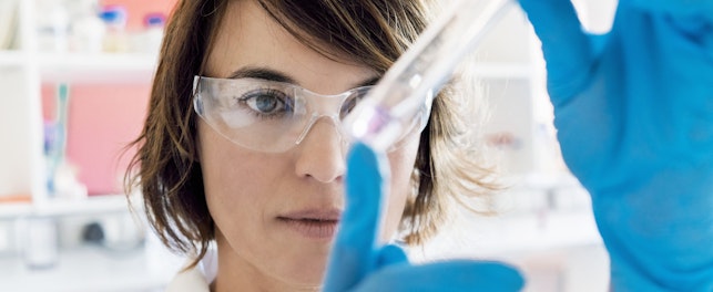 Technician Carrying out Scientific Research in a Laboratory