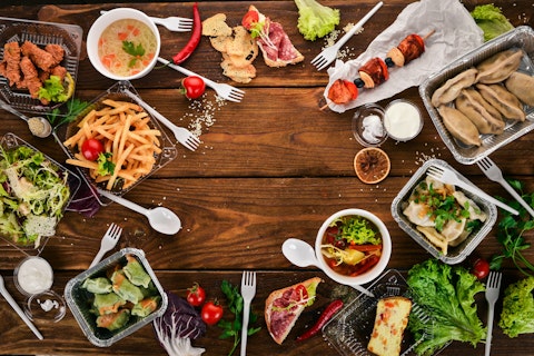 Variety of Food Containers for Take Away