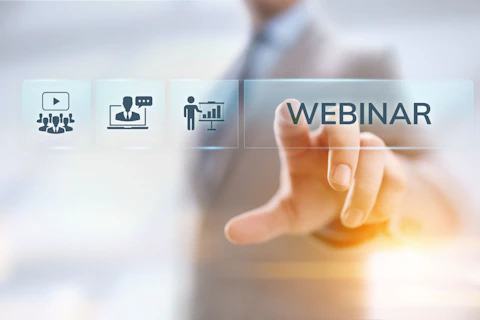 Webinar Elearning Online Seminar Education Business Concept