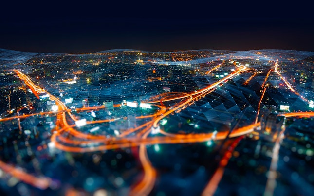 Wireless Network and Connection Technology Concept