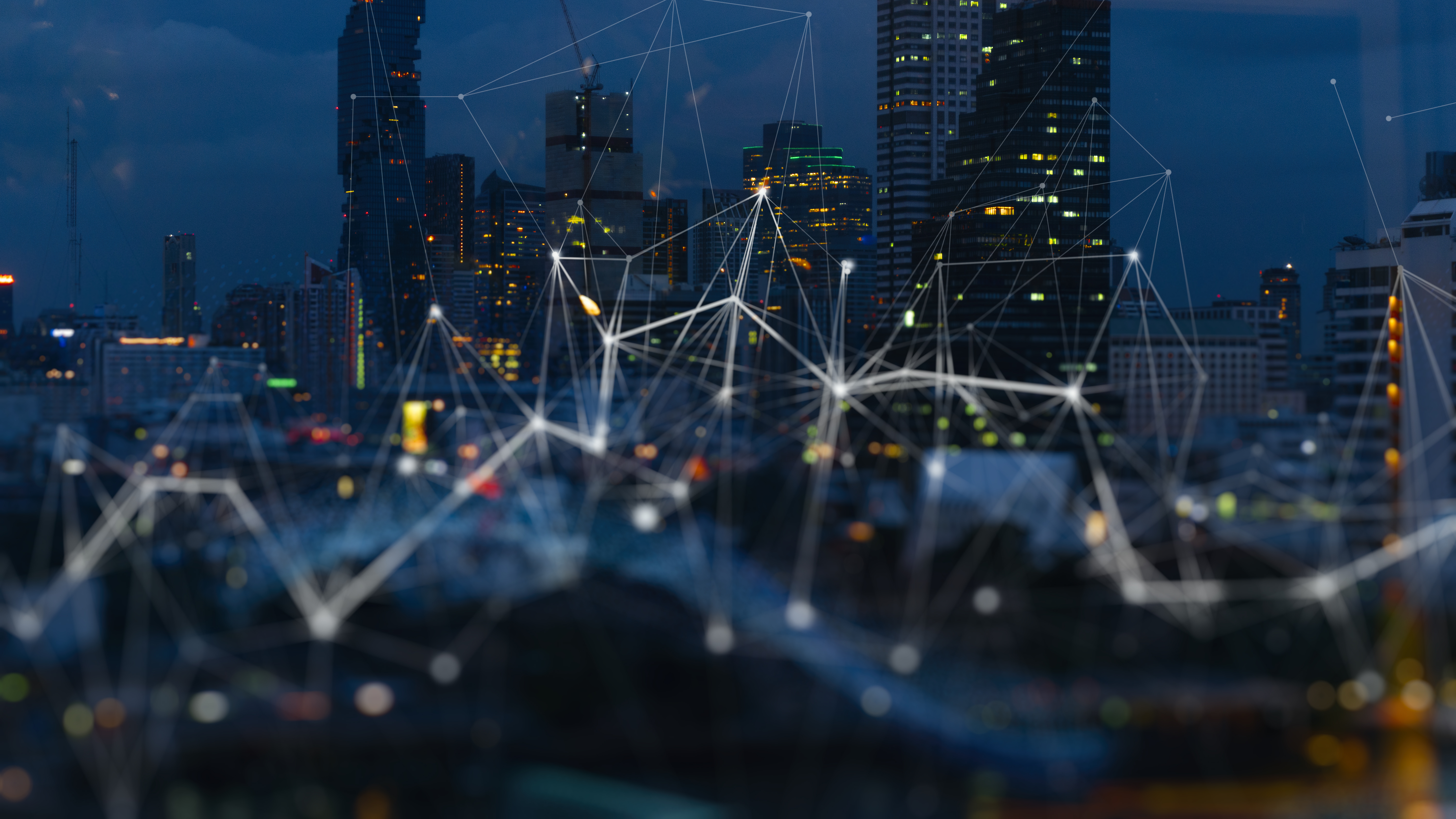 Wireless Network and Connection Technology Concept