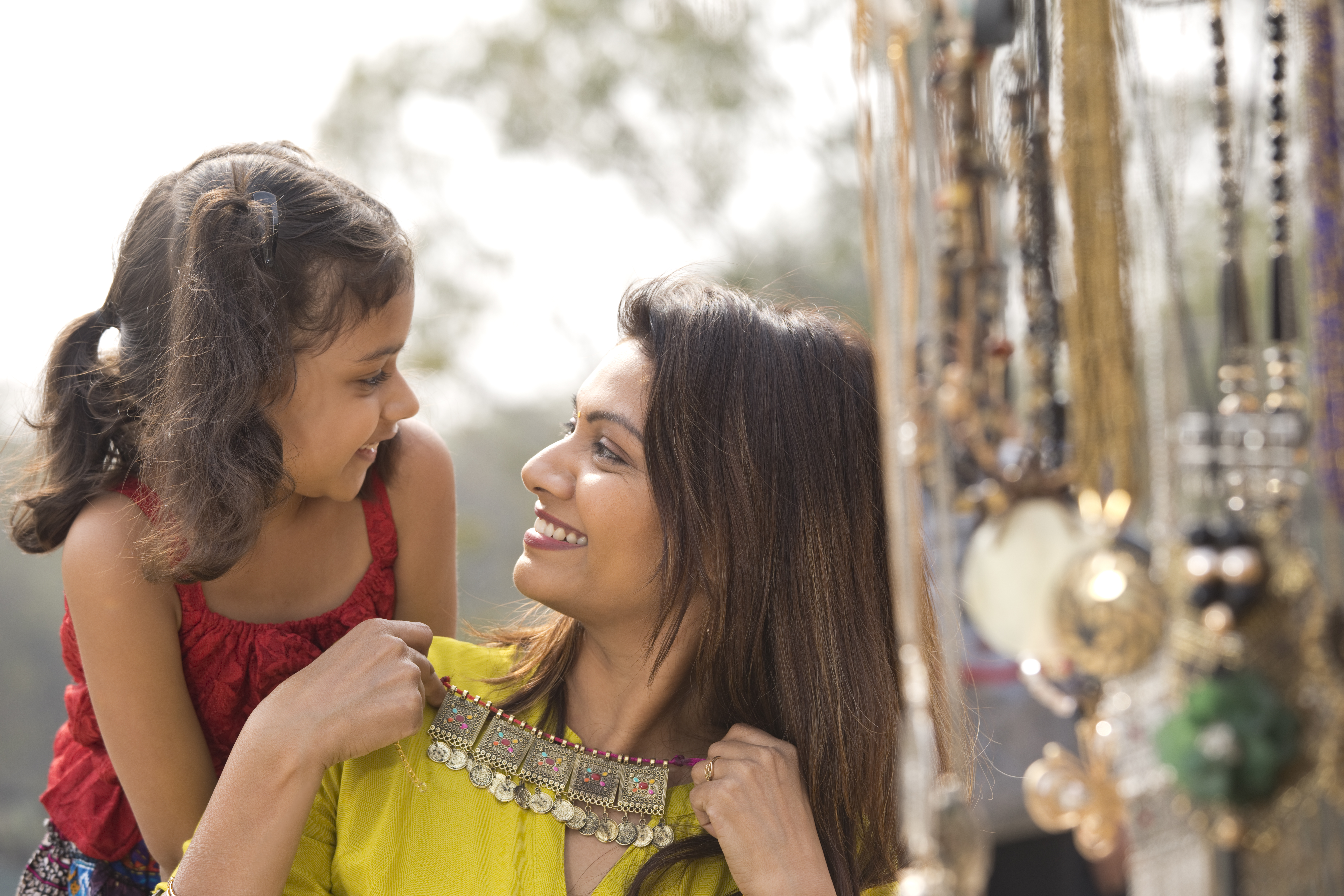 Lady wearing down jacket