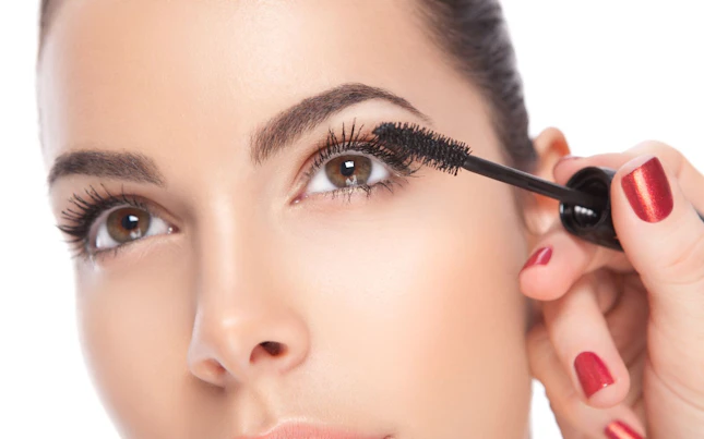 Woman Applying Mascara
