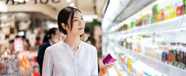 Woman in a Supermarket