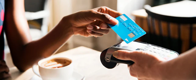 Woman Using Contactless Payment