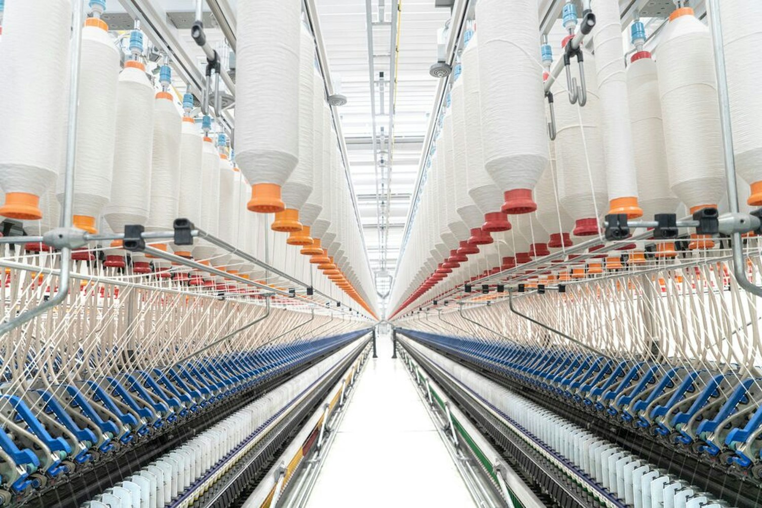 Yarn Fabric at Wool Manufacturing Facility