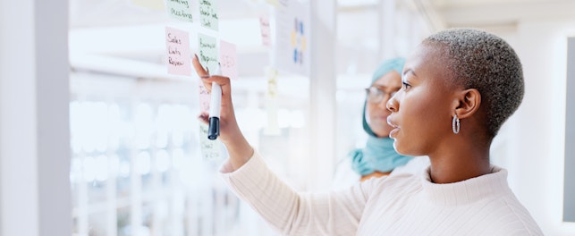 Business Colleagues Brainstorming in the Office