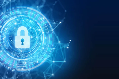 Security Padlock Cyber Security Concept