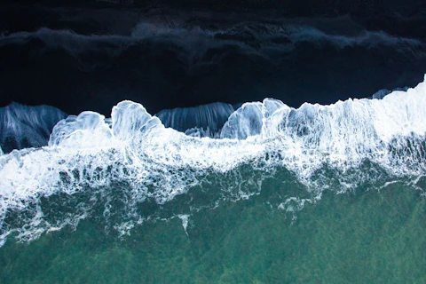 Aerial View of the Ocean