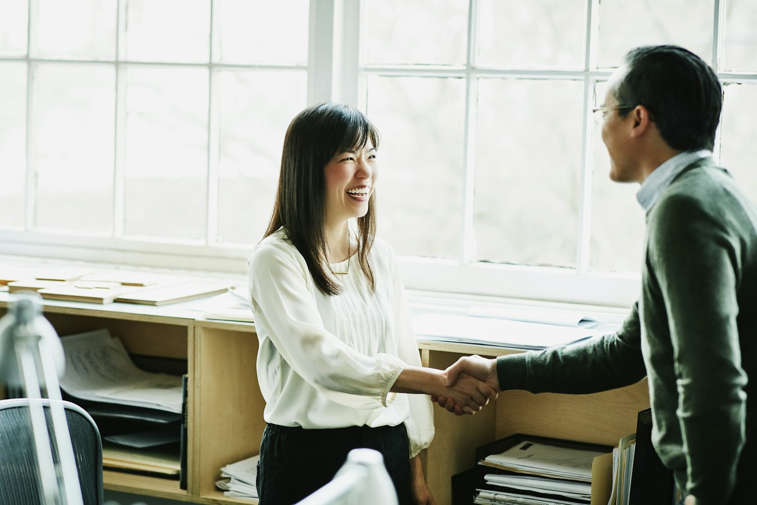 Business People Shaking Hands