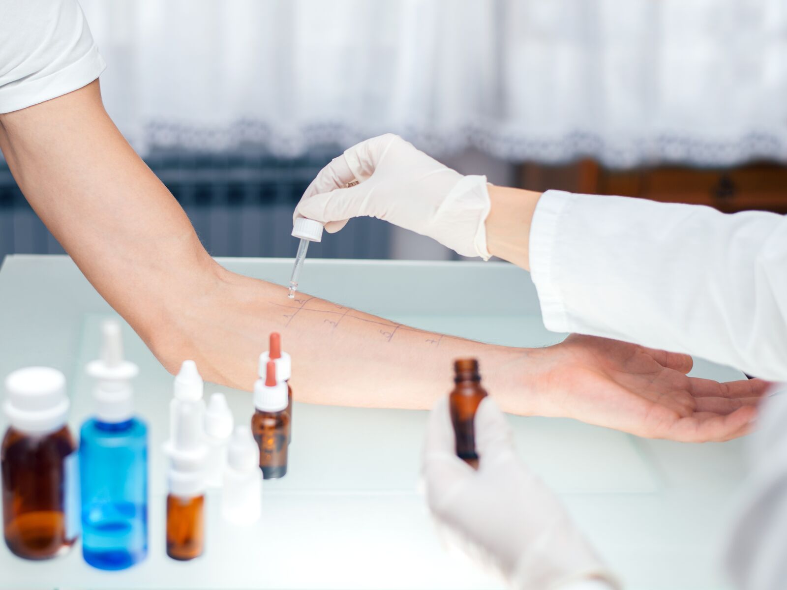 Test cosmétique d'allergie cutanée