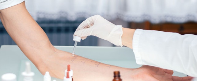 Test cosmétique d'allergie cutanée