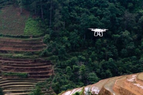 Drone Inspection of Rice Field
