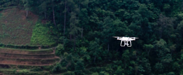 Drone Inspection of Rice Field