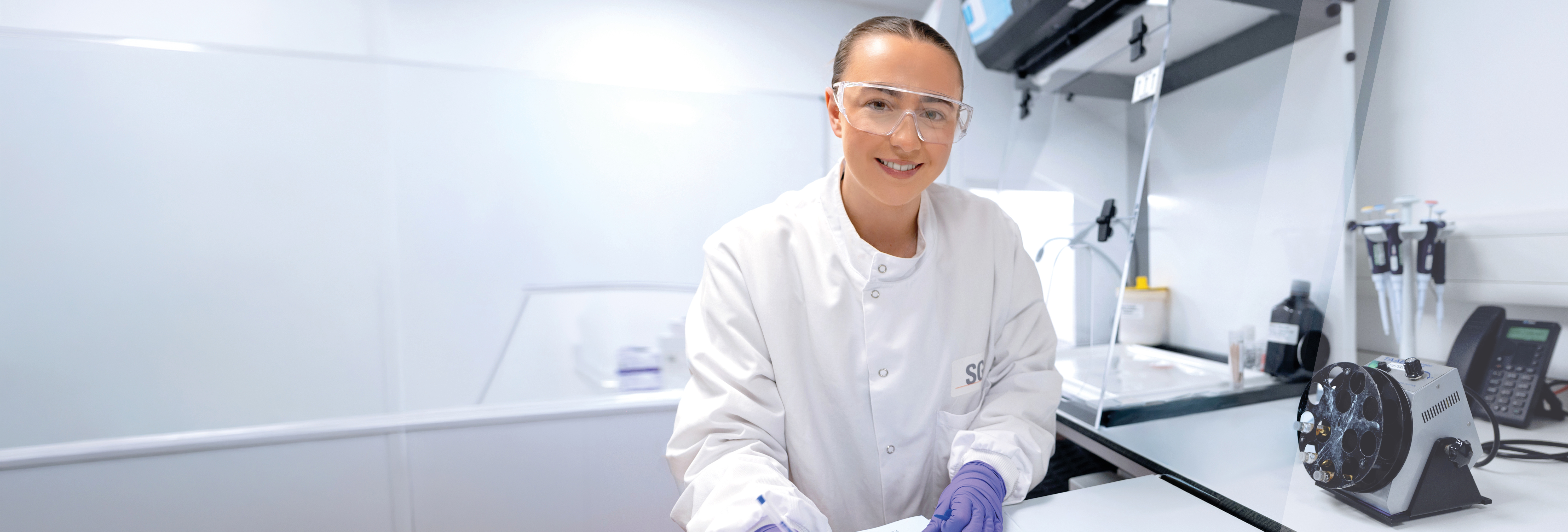 SGS Biosafety Laboratory Banner
