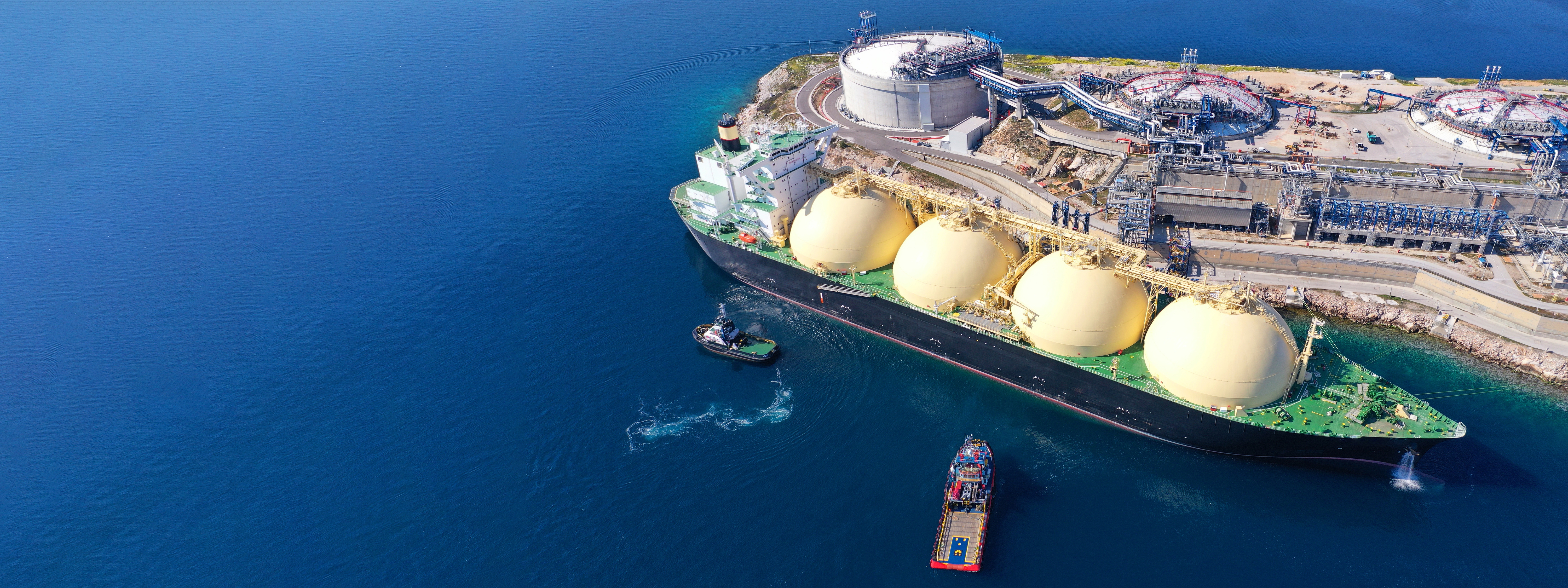 Liquified Natural Gas Refinery Port