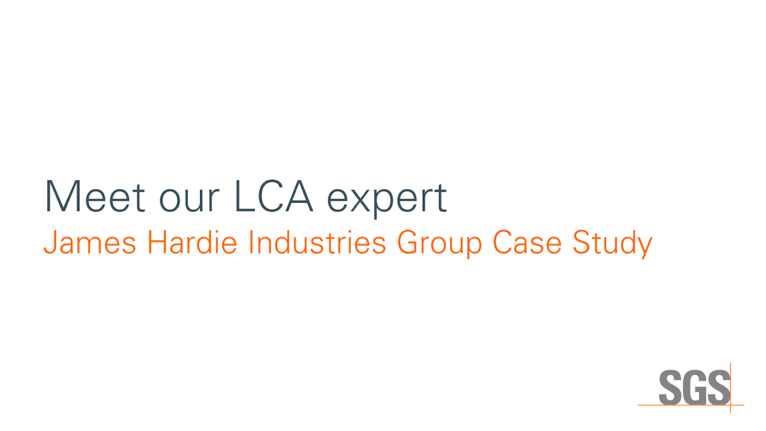 James Hardie Case Study