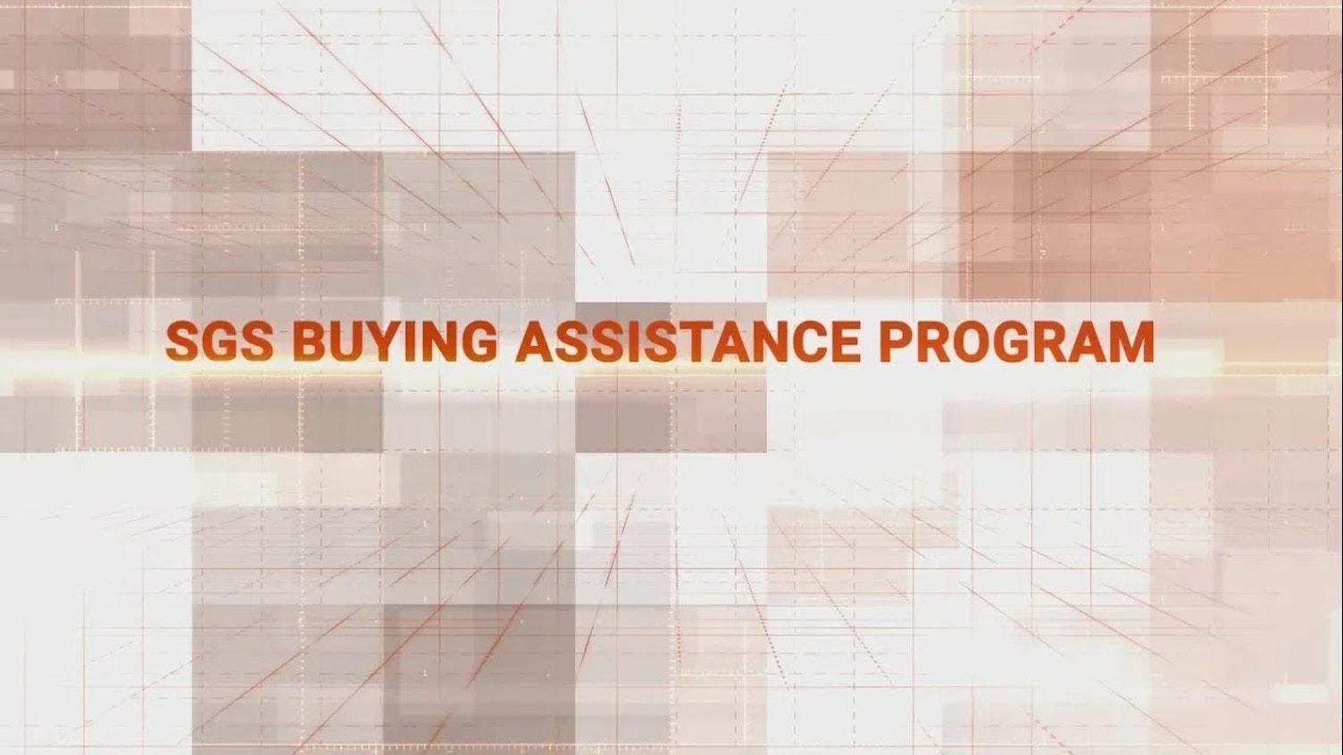SGS Buying Assistance Program Video