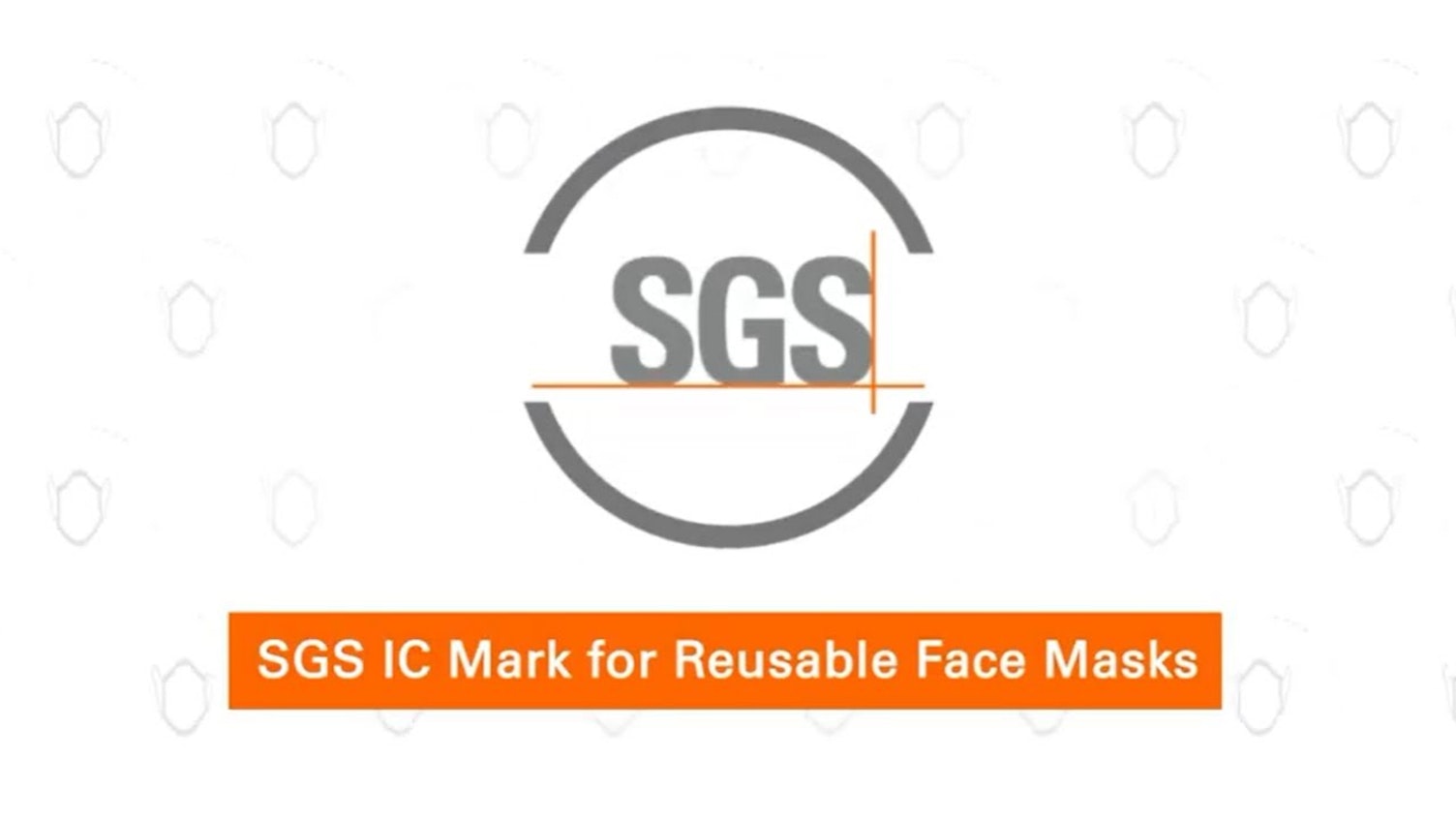 SGS Independently Checked Mark for Reusable Fabric Masks - Animation